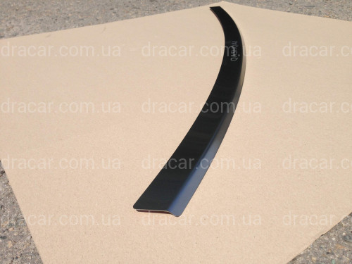 Накладка на задний бампер Nissan Qashqai 2007-2013 (нержавеющая сталь) артикул 5769