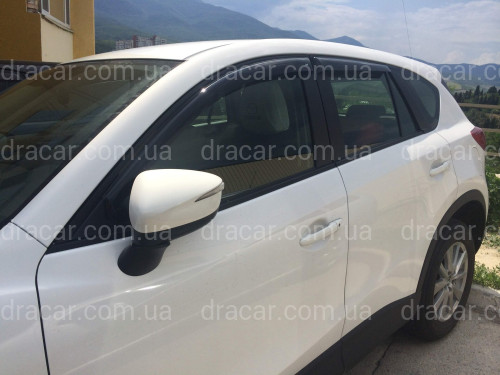 Дефлекторы окон вставные Mazda 323 BJ передние 1998-2002 артикул 4227