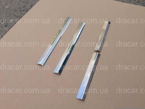 Накладки на пороги Volkswagen Touareg 2002-2009 артикул 5092