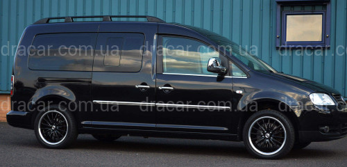 Хром накладки на ручки Volkswagen Caddy 04-17 / T5 03-15 (нержавеющая сталь) 4 штучные артикул 942