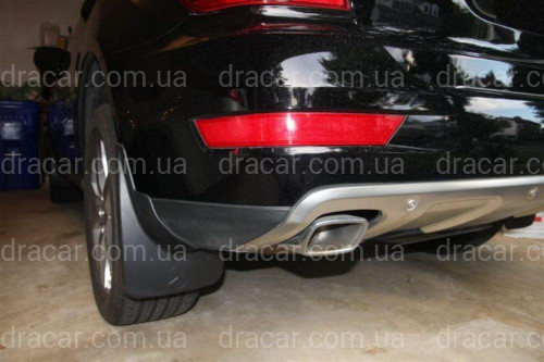 Брызговики Mercedes Benz ML 164 2005-2010 без порогов комплект 4шт артикул 3118