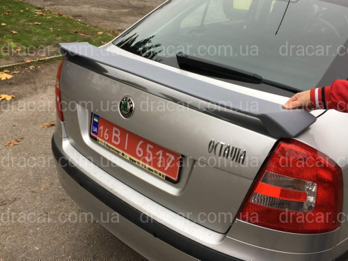 Спойлер на багажник RS Skoda Octavia A5 2004-2013 ABS пластик под покраску артикул 6716