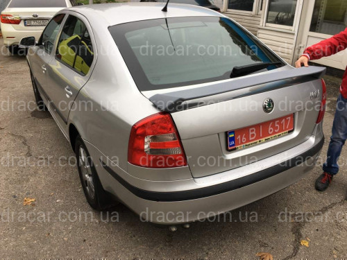 Спойлер на багажник RS Skoda Octavia A5 2004-2013 ABS пластик под покраску артикул 6716