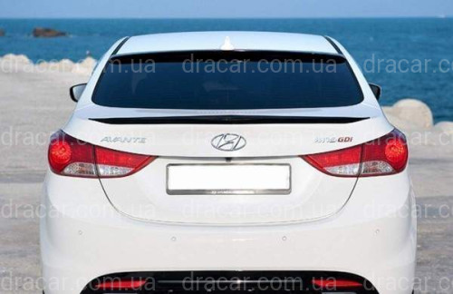 Козырек на стекло Hyundai Elantra MD 2010-2015   ABS пластик под покраску артикул 6712