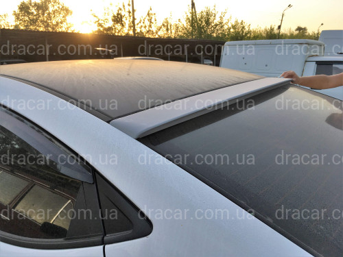 Козырек на стекло Hyundai Elantra MD 2010-2015   ABS пластик под покраску артикул 6712