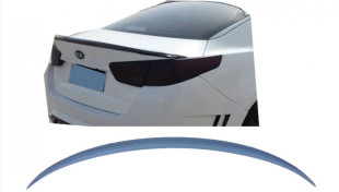 Спойлер лип узкий на багажник Kia Optima 2014-2015 ABS пластик под покраску