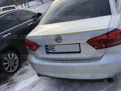 Спойлер лип на багажник Volkswagen Passat B7 / B8 USA 2011-2019 ABS пластик под покраску артикул 6911