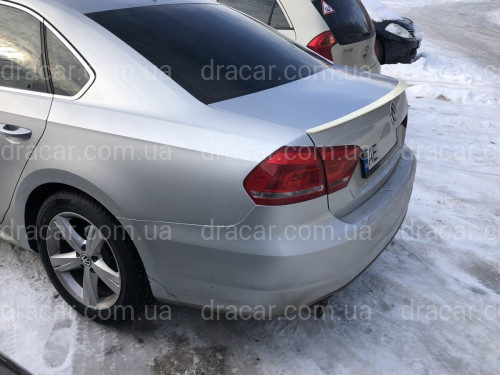 Спойлер лип на багажник Volkswagen Passat B7 / B8 USA 2011-2019 ABS пластик под покраску артикул 6911