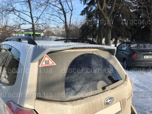 Спойлер козырек Subaru Forester 2013-2018 ABS пластик под покраску артикул 6920