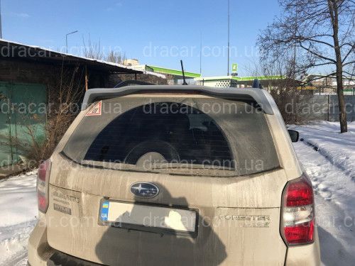Спойлер козырек Subaru Forester 2013-2018 ABS пластик под покраску артикул 6920