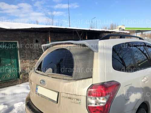 Спойлер козырек Subaru Forester 2013-2018 ABS пластик под покраску артикул 6920