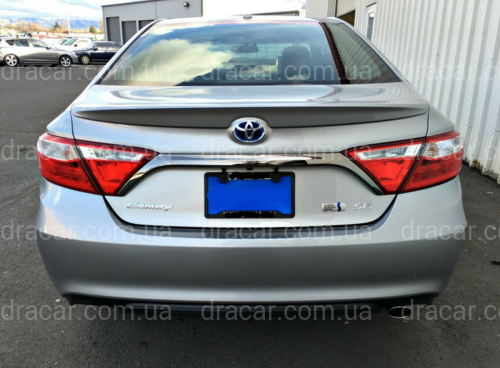 Спойлер лип багажника Toyota Camry 55 2015-2017 USA ABS пластик под покраску артикул 6915