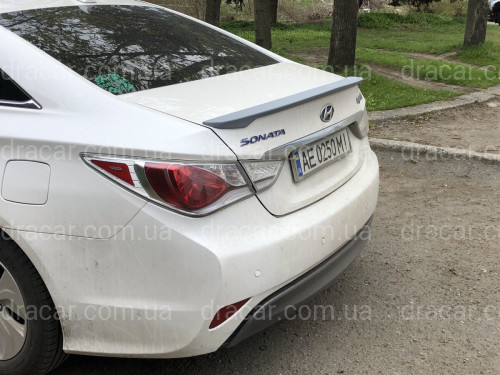 Спойлер лип багажника Hyundai Sonata 2010-2014 АБС пластик под покраску  артикул 6945