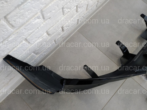 Юбка переднего бампера OEM Toyota Land Cruiser Prado 150 2018- цвет черный 202 артикул 7174