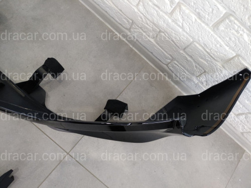 Юбка переднего бампера OEM Toyota Land Cruiser Prado 150 2018- цвет черный 202 артикул 7174