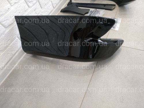 Углы заднего бампера OEM Toyota Land Cruiser Prado 150 2018- цвет черный артикул 7175