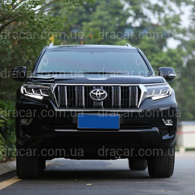 Led фары 3 линзы Toyota Land Cruiser Prado 150 рестайлинг 2018+ артикул 7014