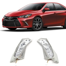 DRL ходовые огни  + указатель поворота в бампере Toyota Camry USA 55 / 60 14-17 (комплект 2 шт)