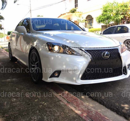 Бампер Lexus IS 2006-2012 в стиле F-SPORT 2013+ артикул 6882