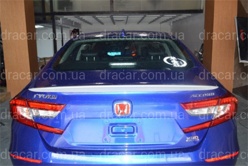 Спойлер лип Honda Accord 10 2017+ АБС пластик под покраску УЗКИЙ артикул 7280