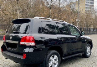 Рейлинги на крышу Toyota Land Cruiser 200 2007-2020 качество оригинала (алюминий 2шт.) цвет серебро