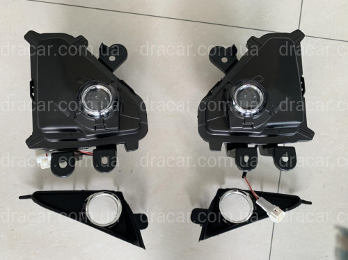 Led туманные фары + заглушки + указатели поворота Lexus GX 460 2014-2021 (левая+правая) артикул 7353
