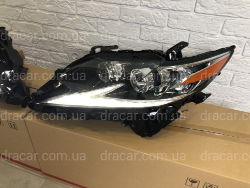 Фары Full Led с двумя линзами Lexus ES рестайлинг 2015-2018 артикул 7370