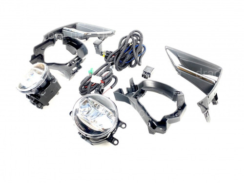 Комплект противотуманных LED фар для Toyota Land Cruiser Prado 150 2018-2023 артикул 7372