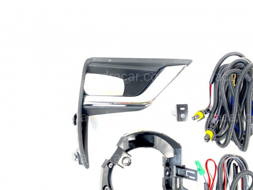 Комплект противотуманных LED фар для Toyota Land Cruiser Prado 150 2018-2023 артикул 7372