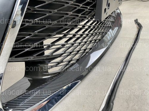 Бампер передний Lexus GS 2012-2015 в стиле GS F sport рестайлинг 2016+ (комплектный) артикул 7263