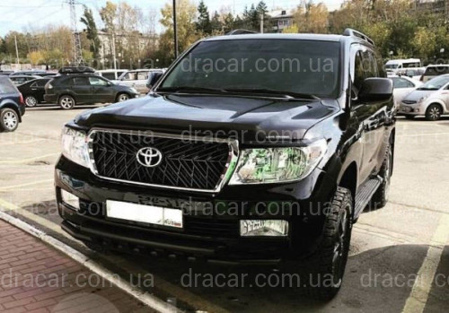 Решетка радиатора TRD Toyota Land Cruiser 200 2007-2015  темно-серая артикул 7363