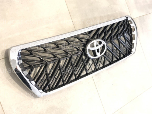 Решетка радиатора TRD Toyota Land Cruiser 200 2007-2015  темно-серая артикул 7363