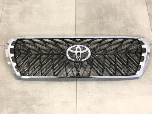 Решетка радиатора TRD Toyota Land Cruiser 200 2007-2015  темно-серая артикул 7363