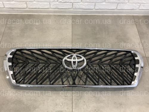 Решетка радиатора TRD Toyota Land Cruiser 200 2007-2015  темно-серая артикул 7363