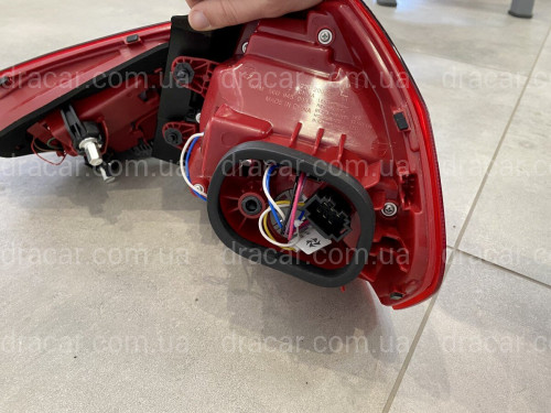 Задние LED стопы фонари Volkswagen Passat B7 USA 2011-2015 (ЖЕЛТЫЙ ПОВОРОТНИК) артикул 7453