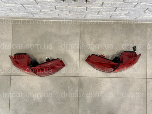 Задние LED стопы фонари Volkswagen Passat B7 USA 2011-2015 (ЖЕЛТЫЙ ПОВОРОТНИК) артикул 7453
