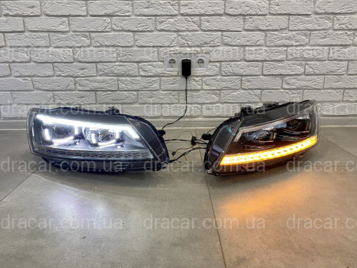 LED фары Volkswagen Passat B7 USA 2011-2015 в стиле B8 USA артикул 7456