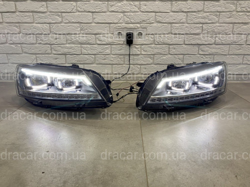 LED фары Volkswagen Passat B7 USA 2011-2015 в стиле B8 USA артикул 7456