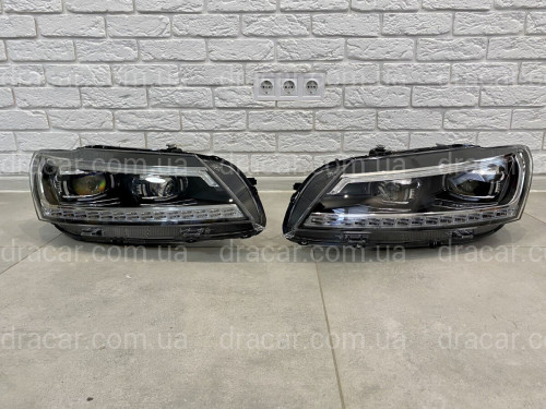 LED фары Volkswagen Passat B7 USA 2011-2015 в стиле B8 USA артикул 7456