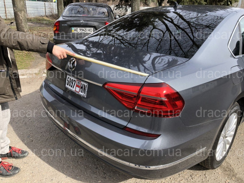 Спойлер лип на багажник Volkswagen Passat B7 / B8 USA 2011-2019 ABS пластик под покраску артикул 6911