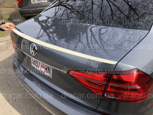 Спойлер лип на багажник Volkswagen Passat B7 / B8 USA 2011-2019 ABS пластик под покраску артикул 6911