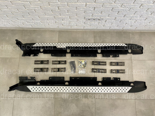 Пороги боковые OEM подножки BMW X3 F25 2011-2017 2шт. артикул 7420