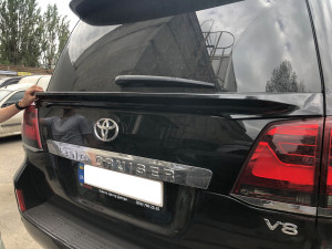 Спойлер под стекло WALD Toyota Land Cruiser 200 2008-2016 ABS пластик цвет черный