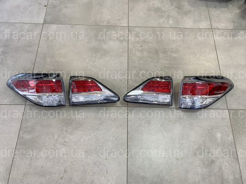 Задние фонари  рестайлинговые Lexus Rx 2009-2015 4шт артикул 7475
