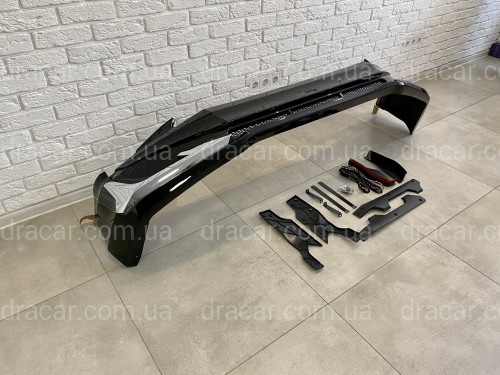 Юбка переднего бампера Toyota Land Cruiser Prado 150 2018- артикул 7545