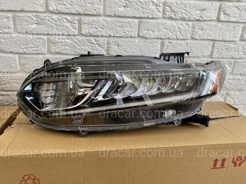 Фара левая Led + галоген Honda Accord 10 2017+ артикул 7562