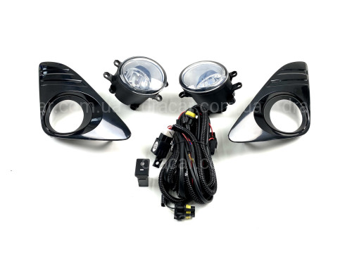Комплект противотуманных фар Toyota Camry 50 USA LE / XLE 2012-2014 Black артикул 7572
