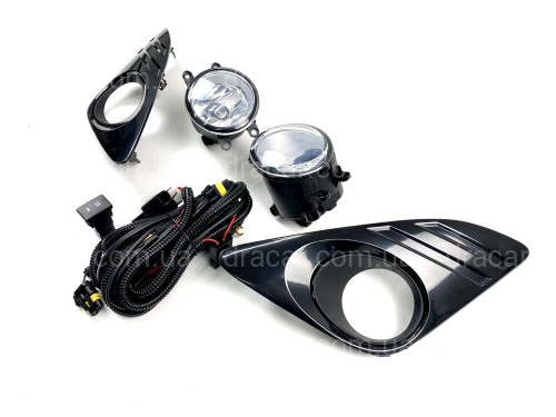 Комплект противотуманных фар Toyota Camry 50 USA LE / XLE 2012-2014 Black артикул 7572