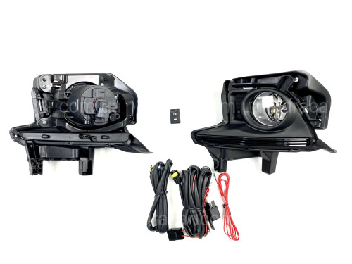 Противотуманные фары Toyota Highlander дорестайлинг 2014-2016 артикул 7571