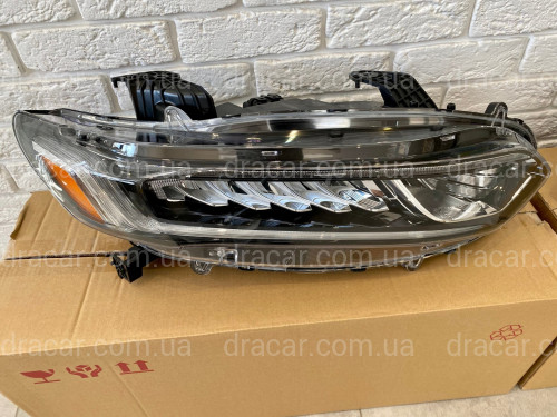 Фара правая Led + галоген Honda Accord 10 2017+ артикул 7581